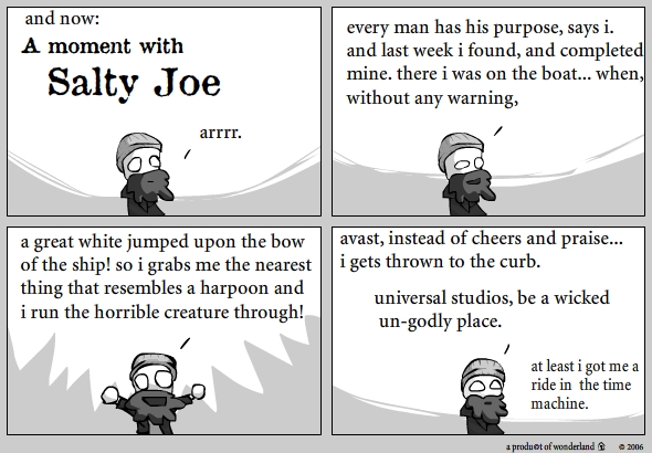 Salty joe: Purpose