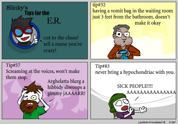 Tips for the E.R.