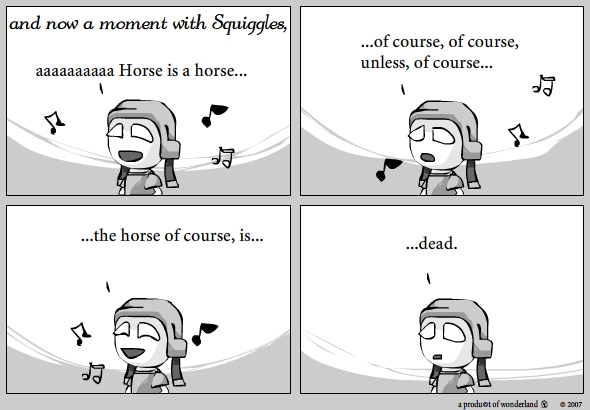 a moment with squiggles : Mr. Ed