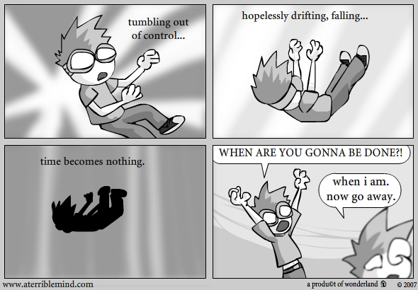 Falling hoplessly