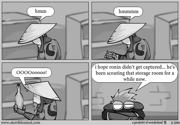 Ninja and Ronin vs Storage room