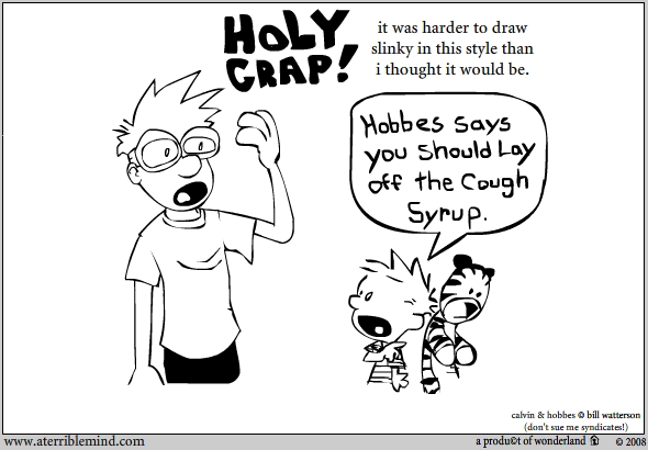 Calvin & Hobbes & Slinky