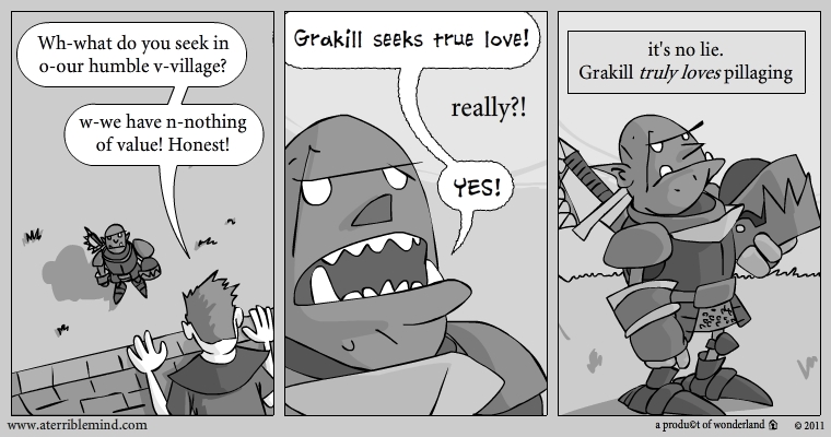 Grakill adventures: love