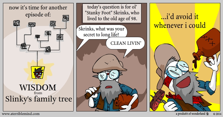 Slinky’s family tree: Skrinks