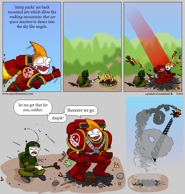 know your space marines: jump packs